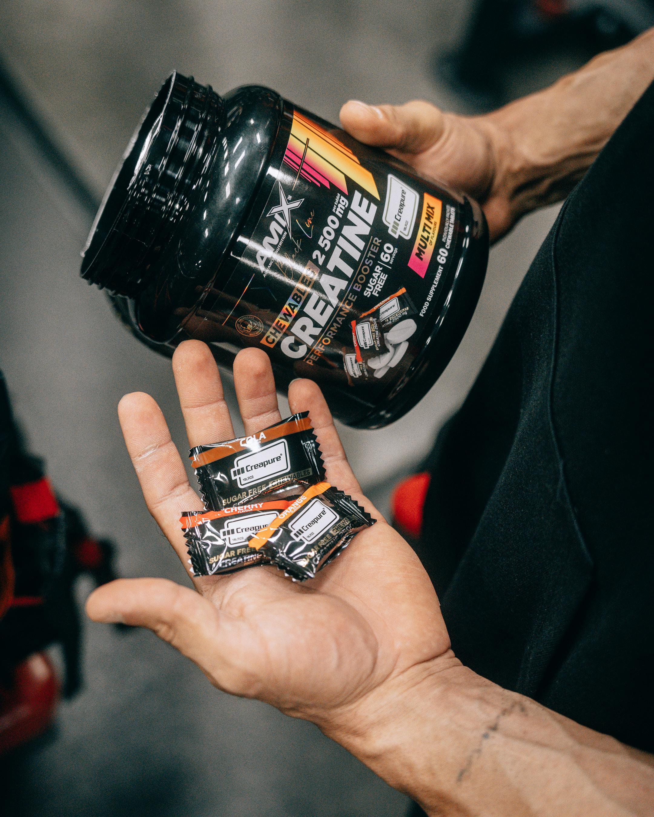 Creatina Creapure formato masticable - Black Line - Image 3