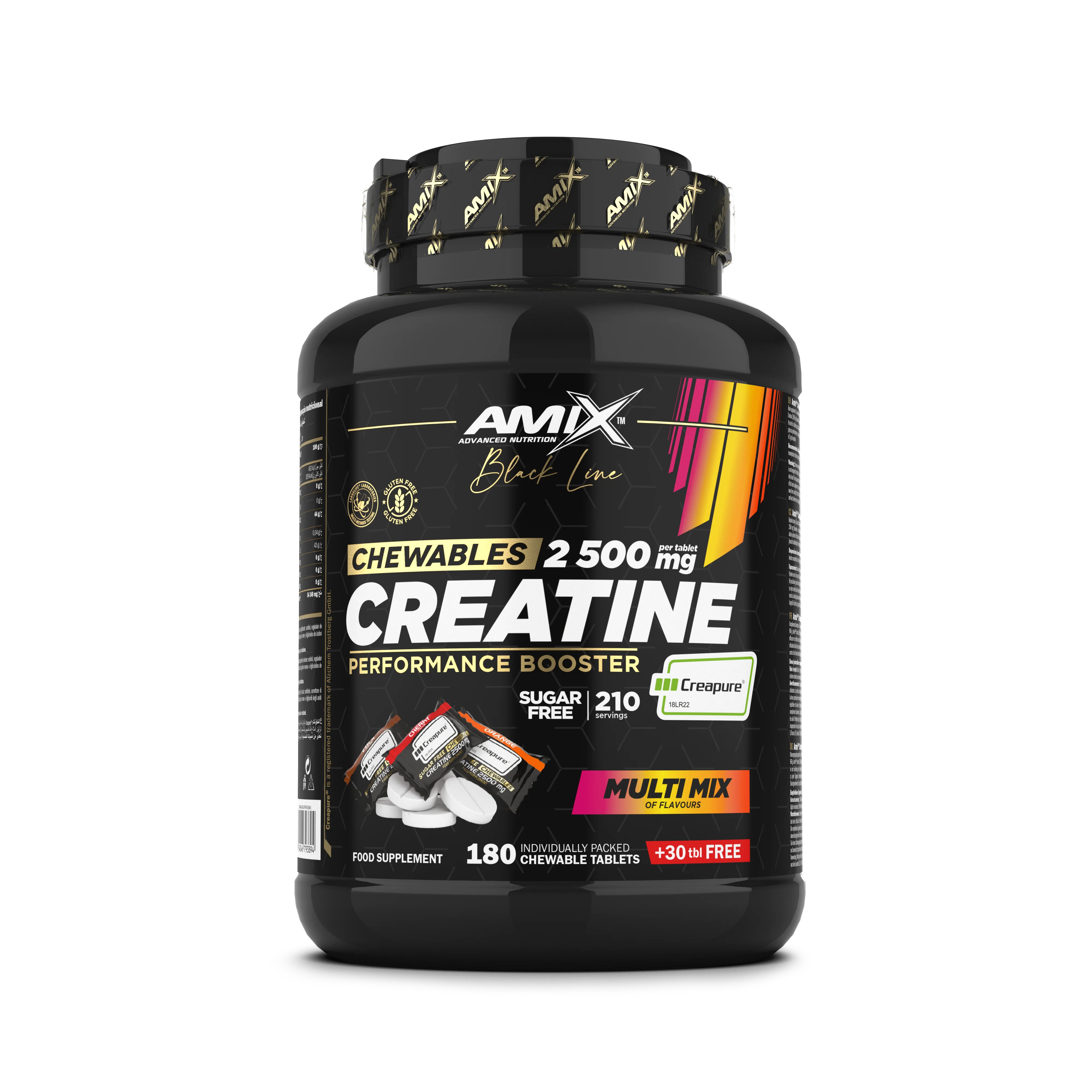 Creatina Creapure formato masticable - Black Line - Image 5
