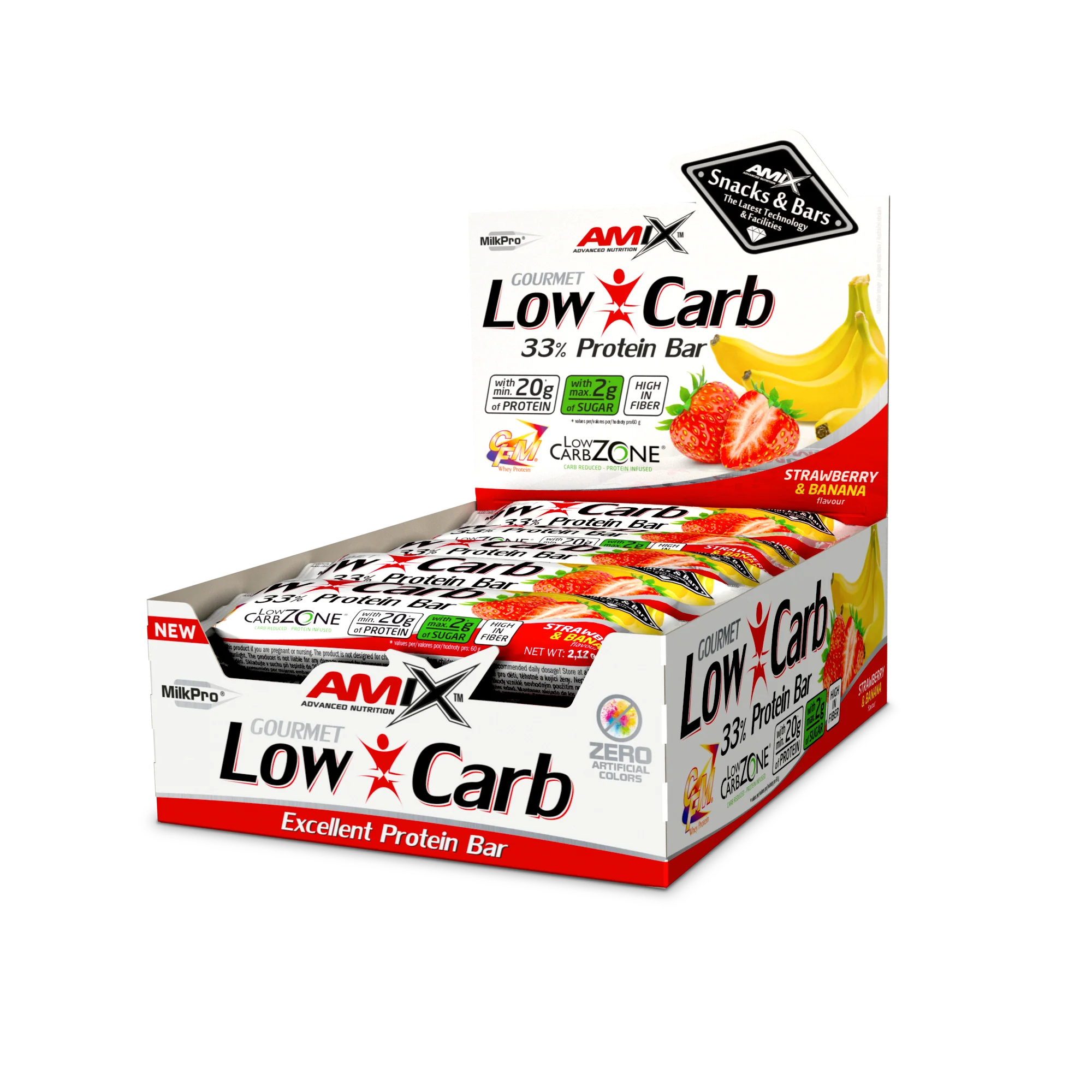 Barrita proteica Low-Carb 33% Protein Bar – Amix™ - Image 10