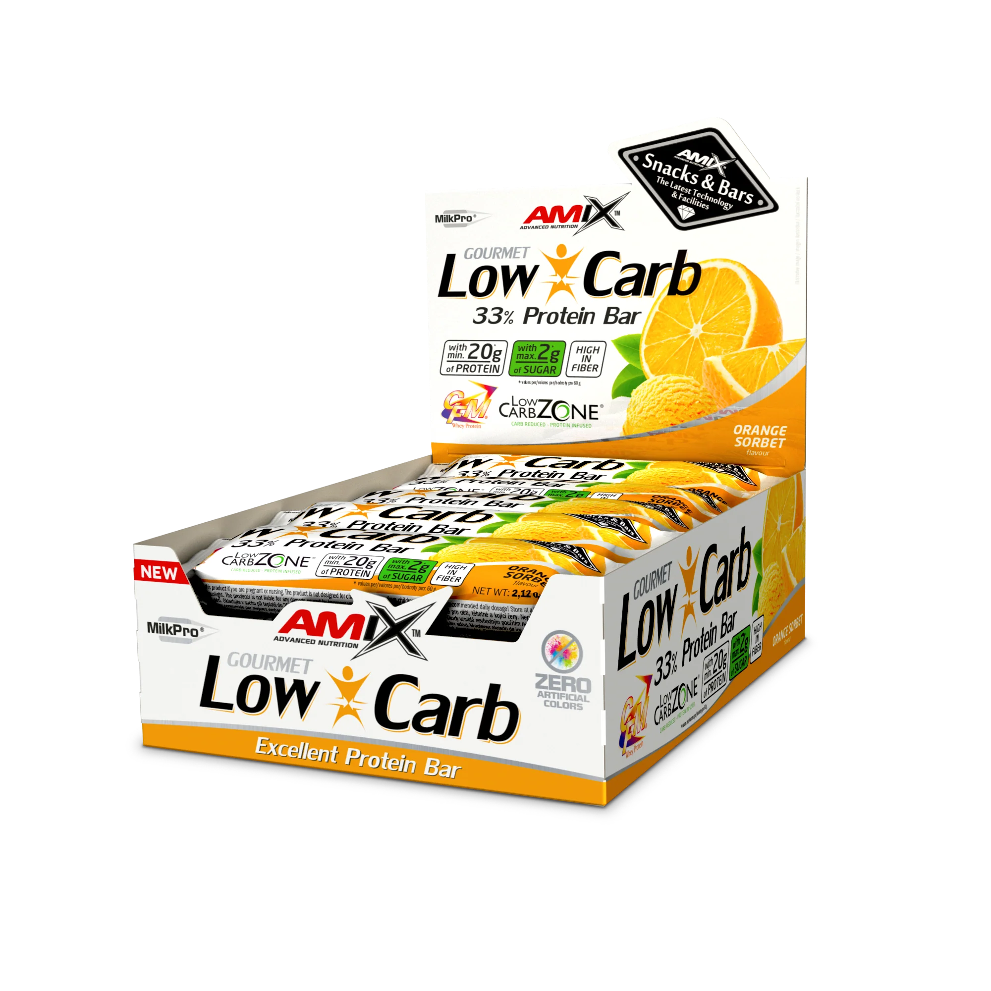 Barrita proteica Low-Carb 33% Protein Bar – Amix™ - Image 3