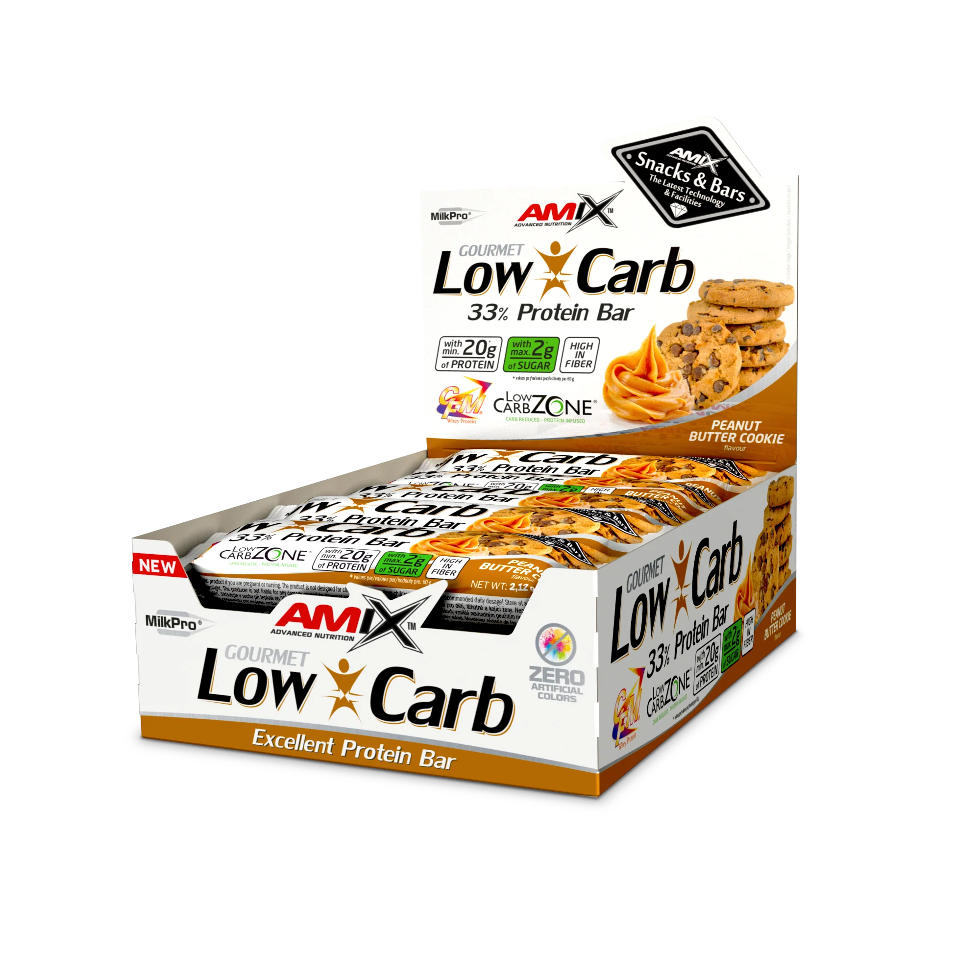Barrita proteica Low-Carb 33% Protein Bar – Amix™ - Image 6