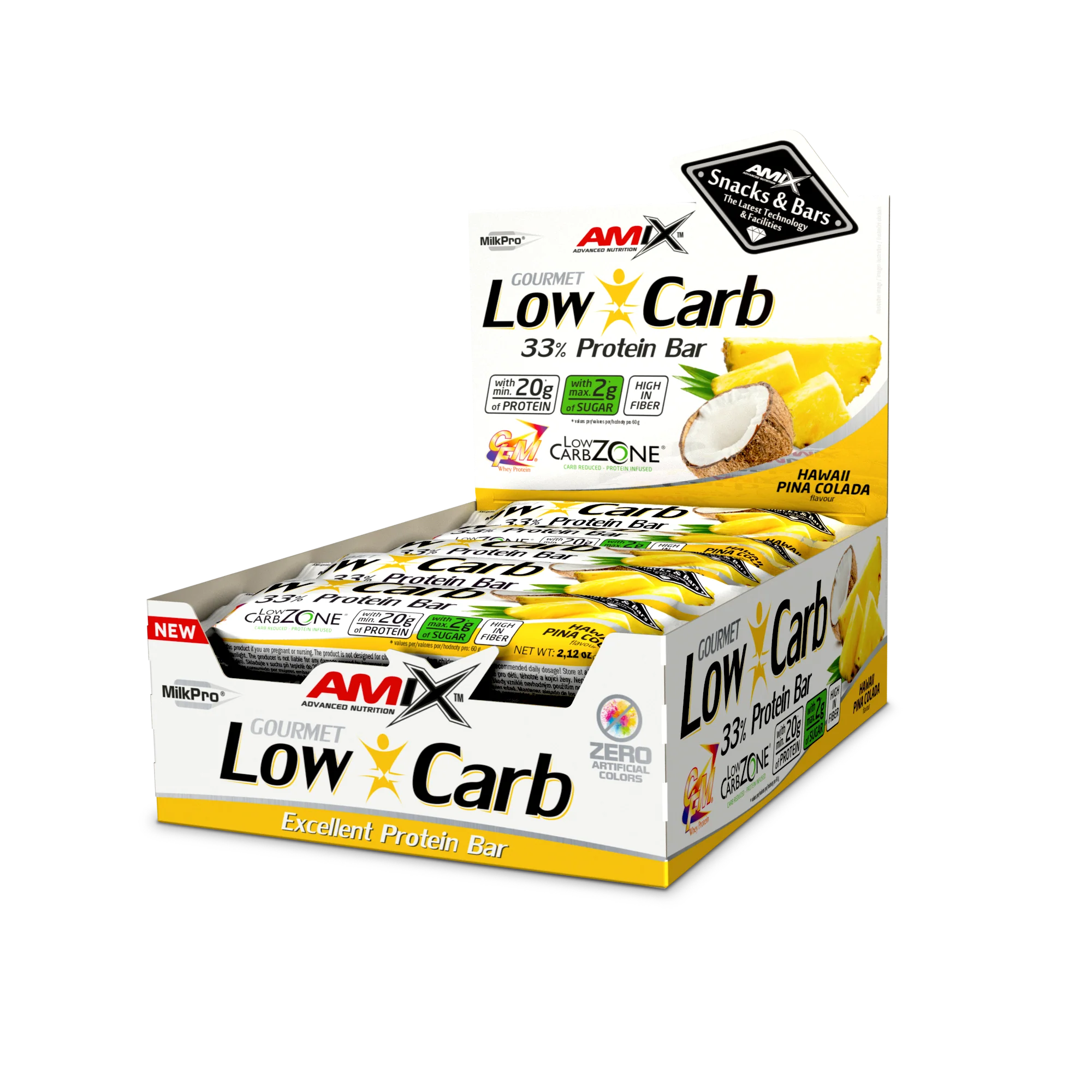 Barrita proteica Low-Carb 33% Protein Bar – Amix™ - Image 8