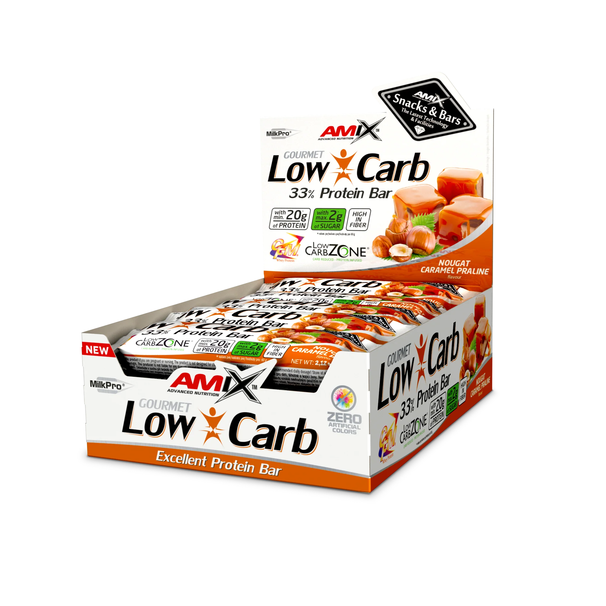 Barrita proteica Low-Carb 33% Protein Bar – Amix™ - Image 9