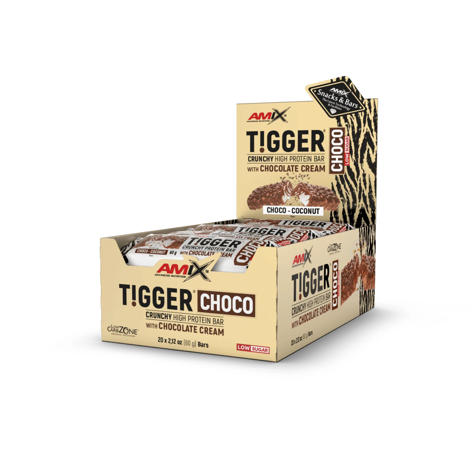 Barrita proteica Tigger Crunchy Protein Bar – Amix™ - Image 6