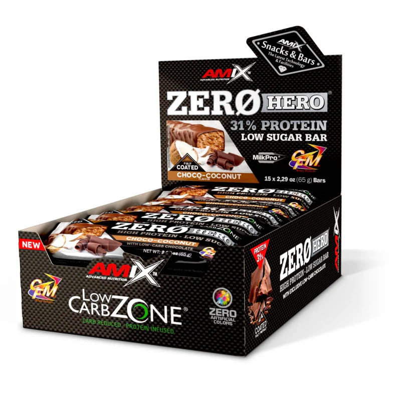 Barrita proteica Zero Hero Protein Bar – Amix™ - Image 6